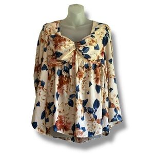 Entro boho cottagecore babydoll top